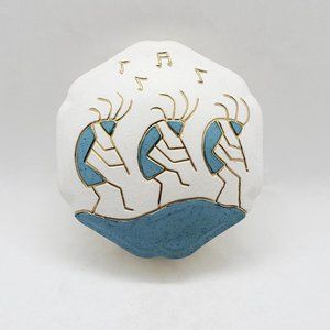 Vintage Signed Kokopelli Pottery